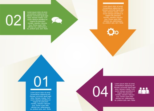 Infographic report template with place for your data. Vector illustration